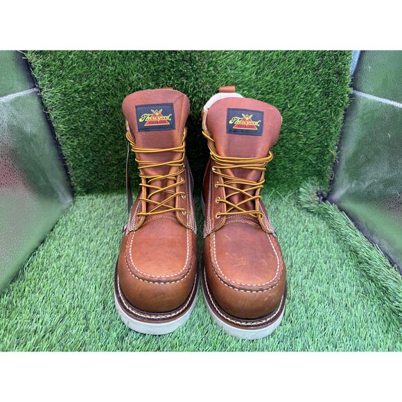 Vintage Thorogood American Heritage 804-4200 Combat Boot Men\'s 11D Brown Leather main image 7